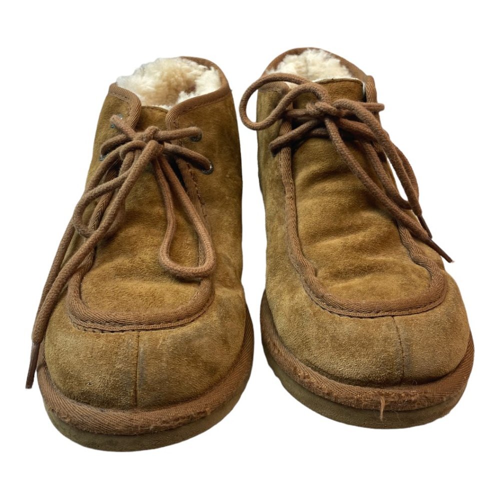 UGG Tan Suede Booties ‎ Size 4